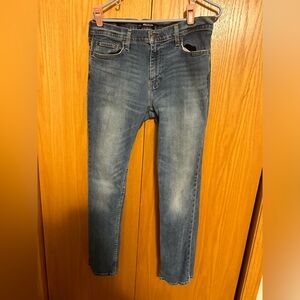 Men’s Hollister jeans. These jeans are slim straight fits.